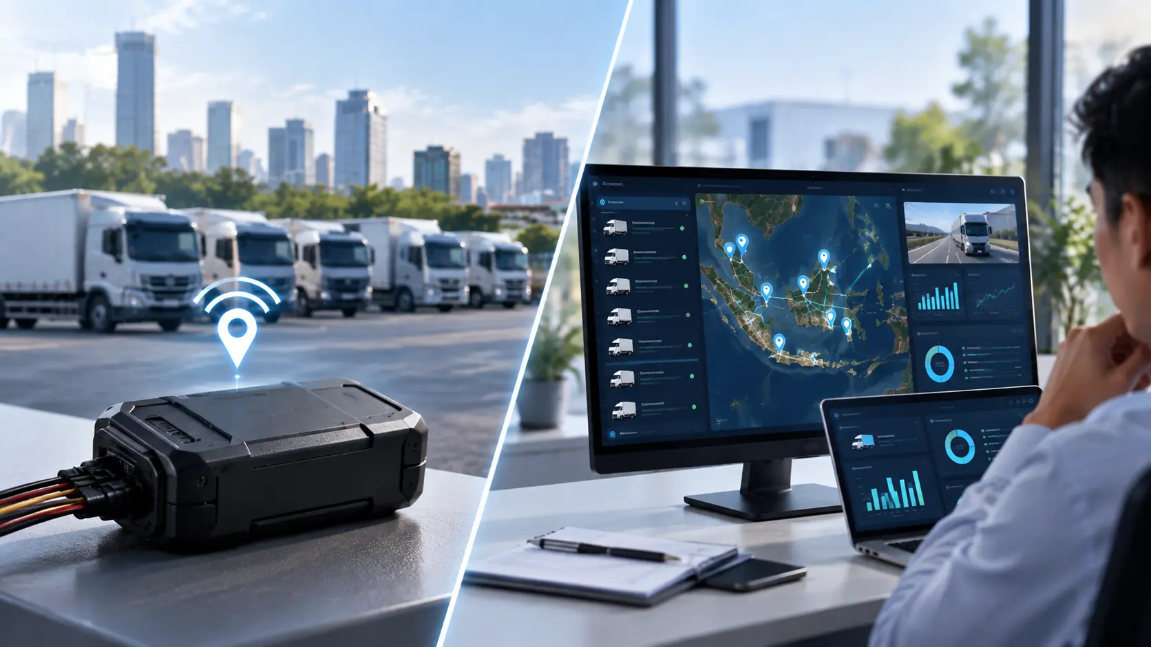 Perbedaan GPS Tracker dan Fleet Management untuk Bisnis