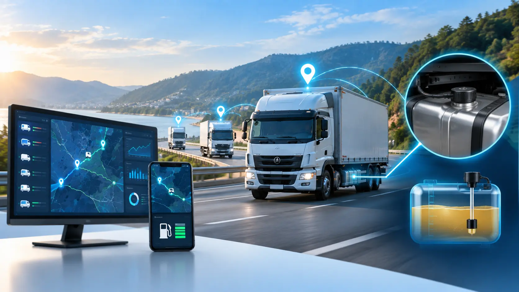 GPS Tracker Fuel Sensor: Pantau BBM & Armada Satu Sistem