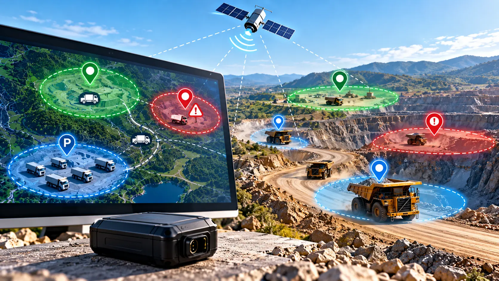 Fungsi Geofencing GPS untuk Monitoring Kendaraan Perusahaan