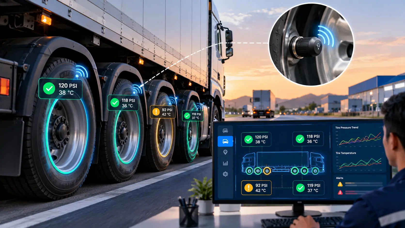 TPMS Mobil Truk: Cara Kerja dan Manfaatnya untuk Armada